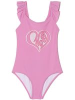 Chloé Kids maillot de bain à logo cœur - Rose