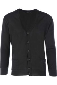 MAERZ Classic Fit Cardigan antraciet, Effen