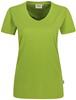 Hakro 181 Women's V-neck shirt MIKRALINAR® - Kiwi - 3XL