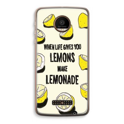 Lemonade: Motorola Moto Z Force Transparant Hoesje