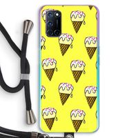 Isjes: Oppo A92 Transparant Hoesje met koord Isjes: Oppo A92 Transparant Hoesje met koord