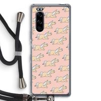 Ponys: Sony Xperia 5 Transparant Hoesje met koord