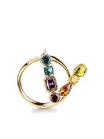 Dolce & Gabbana bague Rainbow Alphabet V en or 18ct