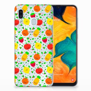 Samsung Galaxy A30 Siliconen Case Fruits