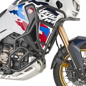 GIVI Valbeugel, Valbeugels voor de moto, TNH1205 Zwart gepoedercoat staal bovenzijde