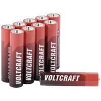 VOLTCRAFT Industrial LR03 AAA batterij (potlood) Alkaline 1350 mAh 1.5 V 10 stuk(s) - thumbnail