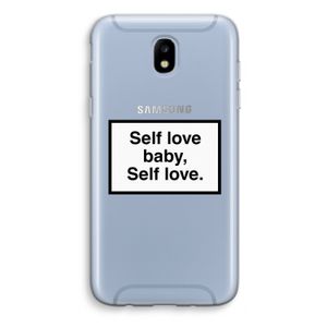Self love: Samsung Galaxy J5 (2017) Transparant Hoesje
