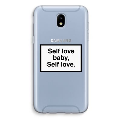 Self love: Samsung Galaxy J5 (2017) Transparant Hoesje