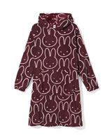 HEMA Nijntje damesnachthemd fleece bordeauxrood (bordeauxrood)
