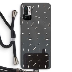 Hipster stripes: Xiaomi Redmi Note 10 5G Transparant Hoesje met koord