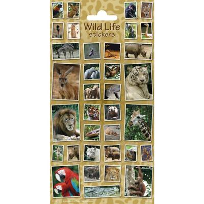 Totum Stickervel wilde dieren