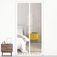 Magic mesh magnetische Mosquito-proof scherm deur gordijn grootte: 190x100cm (wit)