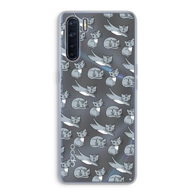 Poezen: Oppo A91 Transparant Hoesje