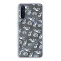 Poezen: Oppo A91 Transparant Hoesje