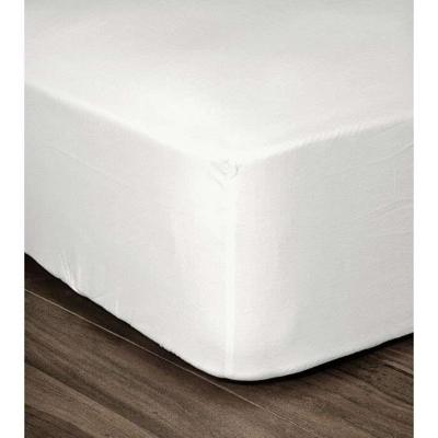 LOVELY HOME Hoeslaken 100% katoen 90x190x30 cm wit