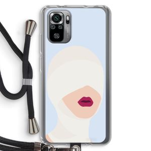 Incognito: Xiaomi Redmi Note 10S Transparant Hoesje met koord