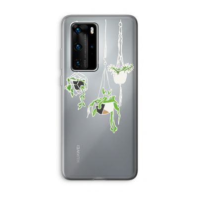Hang In There: Huawei P40 Pro Transparant Hoesje