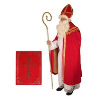 Compleet Sinterklaas kostuum inclusief boek - thumbnail