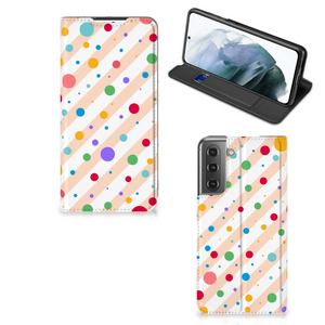 Samsung Galaxy S21 FE Hoesje met Magneet Dots