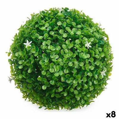 Decoratieve plant Lakens Blommor Klot Plastic 22 x 22 x 22 cm (8 Stuks)