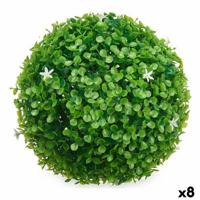 Decoratieve plant Lakens Blommor Klot Plastic 22 x 22 x 22 cm (8 Stuks)