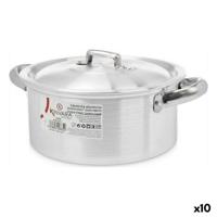 Kookpot met Deksel Kinvara 100004 100004 Zilverkleurig 25 x 11,5 x 18 cm 18 x 11,5 x 25 cm (10 Stuks)