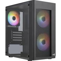 PC-behuizing - AEROCOOL - Hexform G v2 (zwart) - Minitower - Micro-ATX-formaat - Zonder voeding