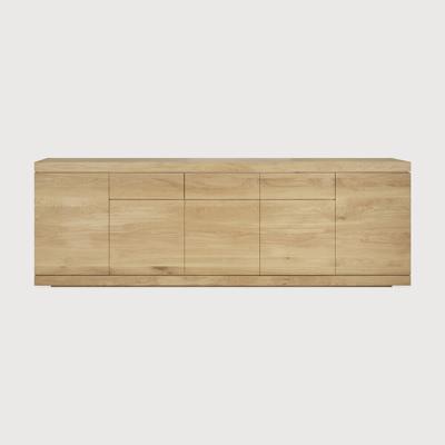 Ethnicraft Dressoir 'Burger' Geolied Eikenhout, 250cm