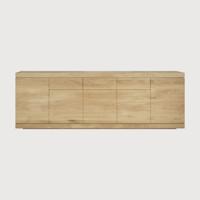 Ethnicraft Dressoir 'Burger' Geolied Eikenhout, 250cm