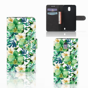 Nokia 2 Hoesje Orchidee Groen