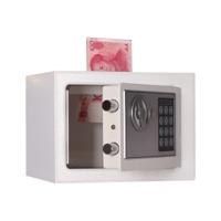 17E Home Mini elektronische beveiliging Lock box Wandkast kluis met munt bediende functie (wit)