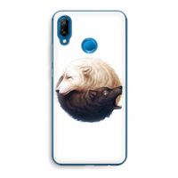 Yin Yang Wolves: Huawei P20 Lite Transparant Hoesje