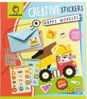 Ludattica stickers Creative Stickers Happy Workers 200 stuks - thumbnail