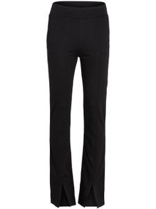 Karl Lagerfeld pantalon à taille haute - Noir