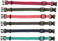 Trixie Puppy halsbandset fuchsia/grafiet/indigo/bosgroen/koraal