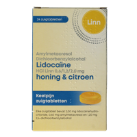 Linn Amylmetacresol lidocaine honing citroen 24 Zuigtabletten