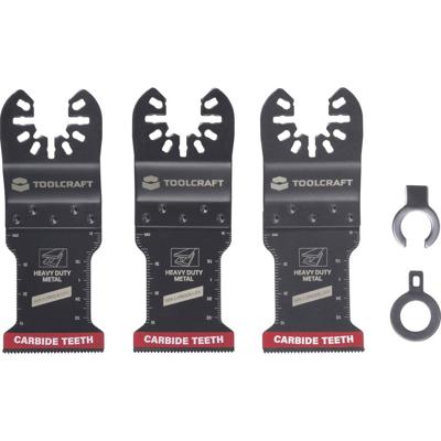 TOOLCRAFT TO-10283181 Carbide Multitool toebehorenset 34 mm 3 stuk(s)