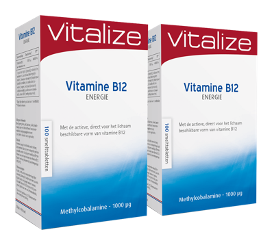 Vitalize Vitamine B12 Smelttabletten Voordeelverpakking