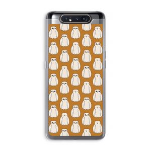 Uilen: Samsung Galaxy A80 Transparant Hoesje