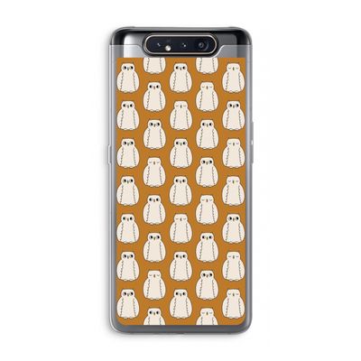 Uilen: Samsung Galaxy A80 Transparant Hoesje