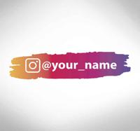 Aanwijzingen stickers penseelstreek instagram