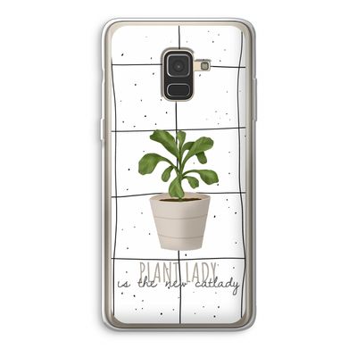 Kamerplant op vensterruit: Samsung Galaxy A8 (2018) Transparant Hoesje