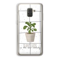 Kamerplant op vensterruit: Samsung Galaxy A8 (2018) Transparant Hoesje
