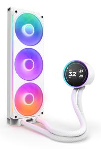 NZXT Kraken Elite 360 RGB Processor Alles-in-één vloeistofkoeler 12 cm Wit 1 stuk(s)