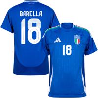 Italië Shirt Thuis 2024-2025 + Barella 18