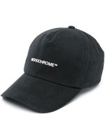 MONOCHROME casquette à logo imprimé en coton - Noir