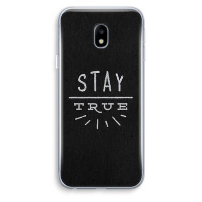 Stay true: Samsung Galaxy J3 (2017) Transparant Hoesje