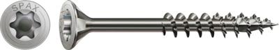200 Spax schroeven 4,5x45mm RVS A2 deeldraad T20