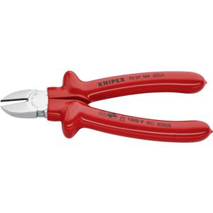 Knipex Knipex-Werk 70 07 180 VDE Zijkniptang Met facet 180 mm