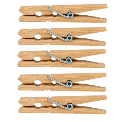 Wasknijpers - 48x - hout - knijpers - wasspelden - wasgoed ophangen